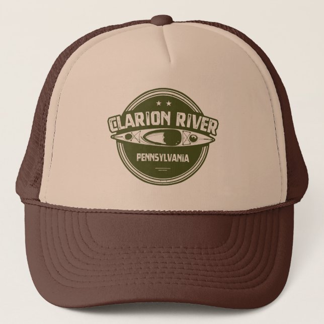 Casquette Clarion River Pennsylvania Kayaking (Devant)