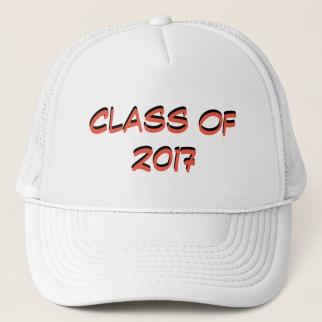 Casquette Classe de fin d'études de 2017 (Devant)