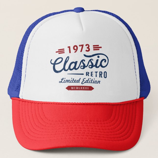 Casquette Classic Retro 1973 Limited Edition Anniversaire (Devant)