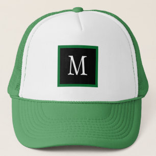Casquette Classy Green Custom Single Initial Classic