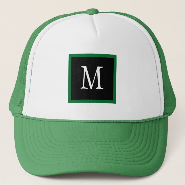 Casquette Classy Green Custom Single Initial Classic (Devant)