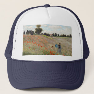 Casquette Claude Monet - Champ de pavot