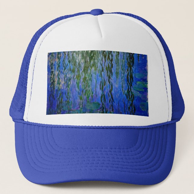 Casquette Claude Monet - Lys d'eau avec saule plumant (Devant)