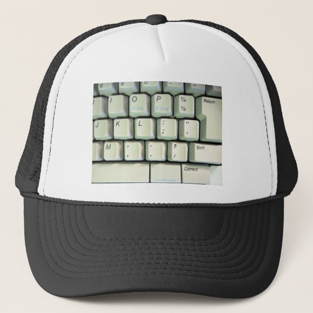 Casquette Clavier de machine à écrire (Devant)