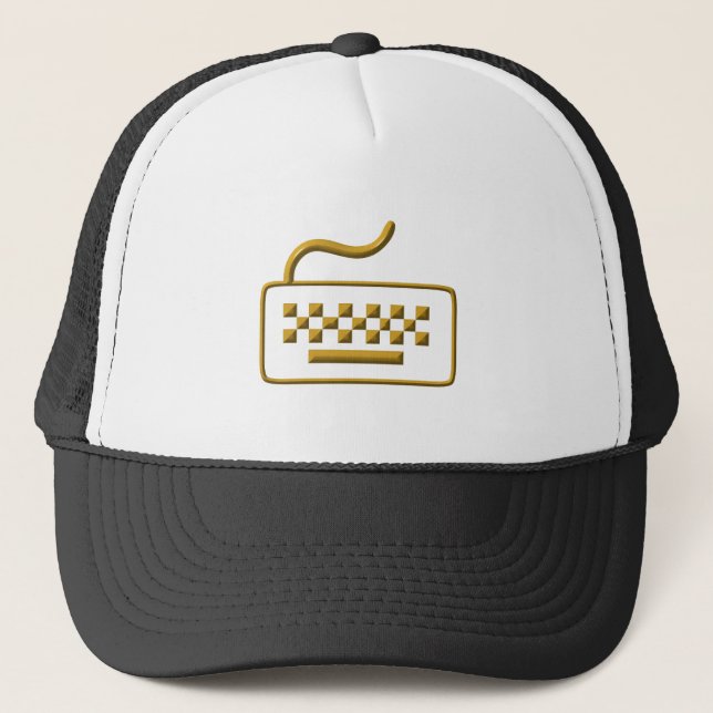 Casquette Clavier d'ordinateur (Devant)