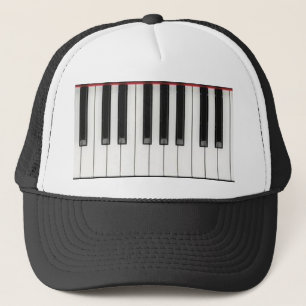 Casquette Clés de clavier de piano