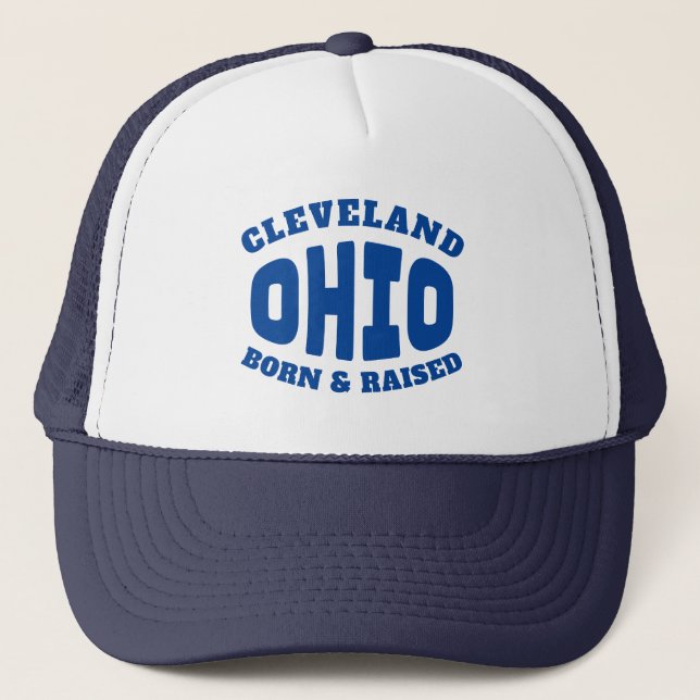 Casquette Cleveland Ohio Né et élevé (Devant)