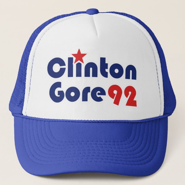 Casquette Clinton Gore 92 Démocrate Rétro (Devant)