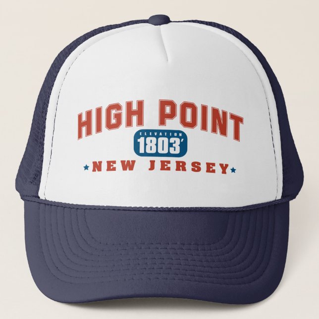 Casquette Clou (rouge/bleu) (Devant)