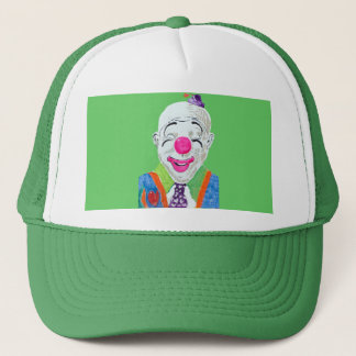 Casquette clown à visage blanc