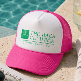 Casquette Club Bach Moderne Rose Groupe de Célibataires