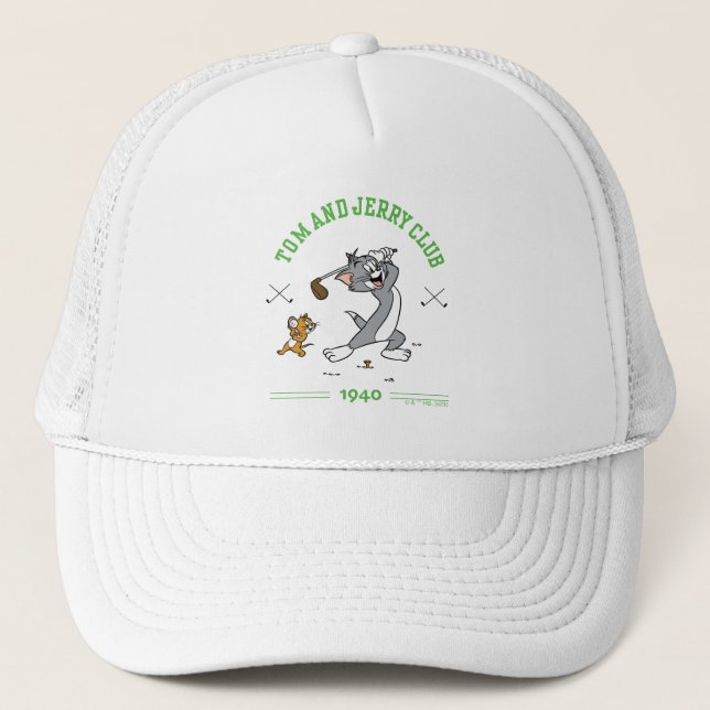 Casquette Club de golf Tom & Jerry 1940 (Devant)