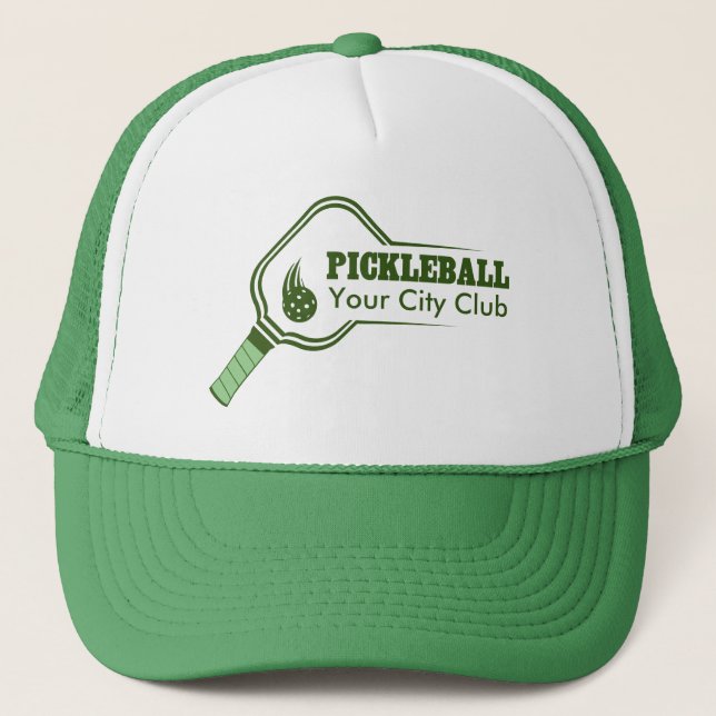 Casquette Club de Pickleball sur mesure Green (Devant)