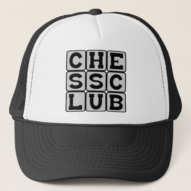 Casquette Club d'échecs, coéquipiers (Devant)