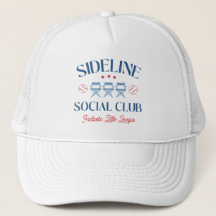 Casquette Club Social de Base-ball avec nom de ligue