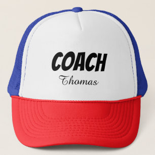 Casquette Coach Nom Personnalisé Typographie Personnalisée