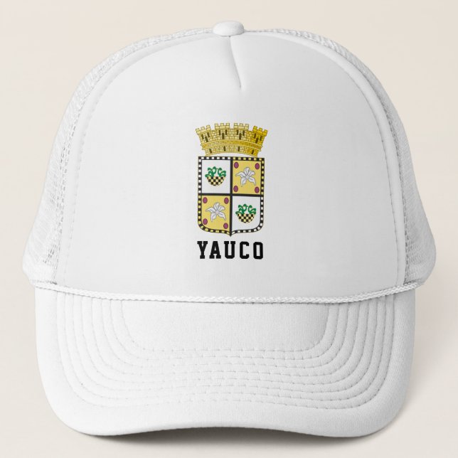 Casquette Coat of Arms of Yauco, Puerto Rico (Devant)