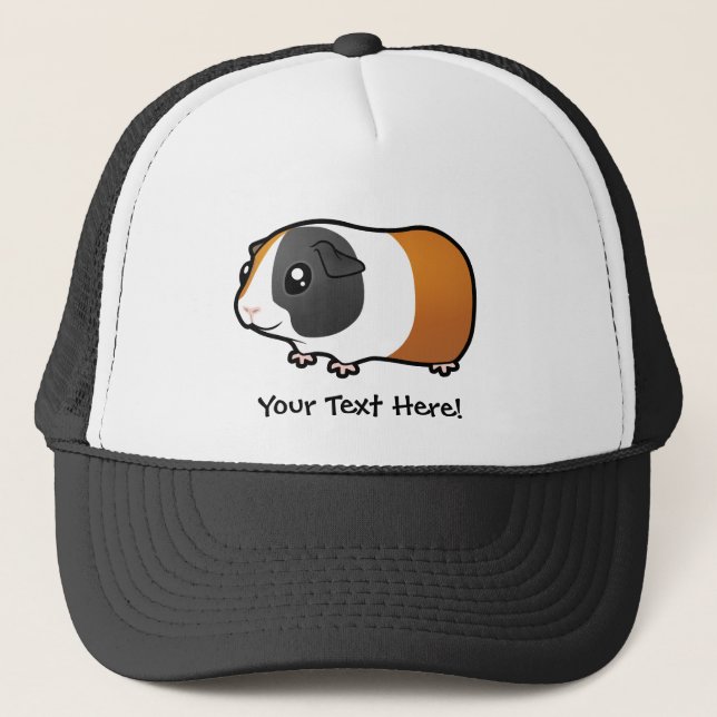 Casquette Cobaye de bande dessinée (cheveux lisses) (Devant)
