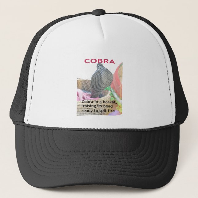 Casquette Cobra dans le panier Imprimer (Devant)