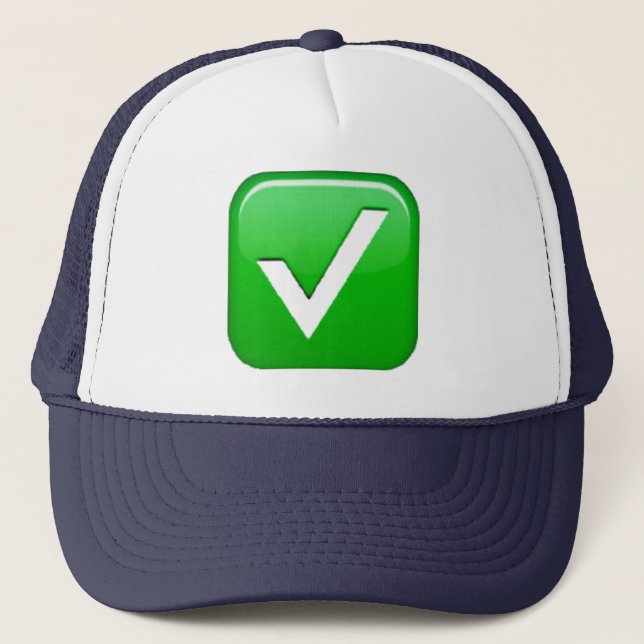Casquette Coche verte dans la case - Emoji (Devant)