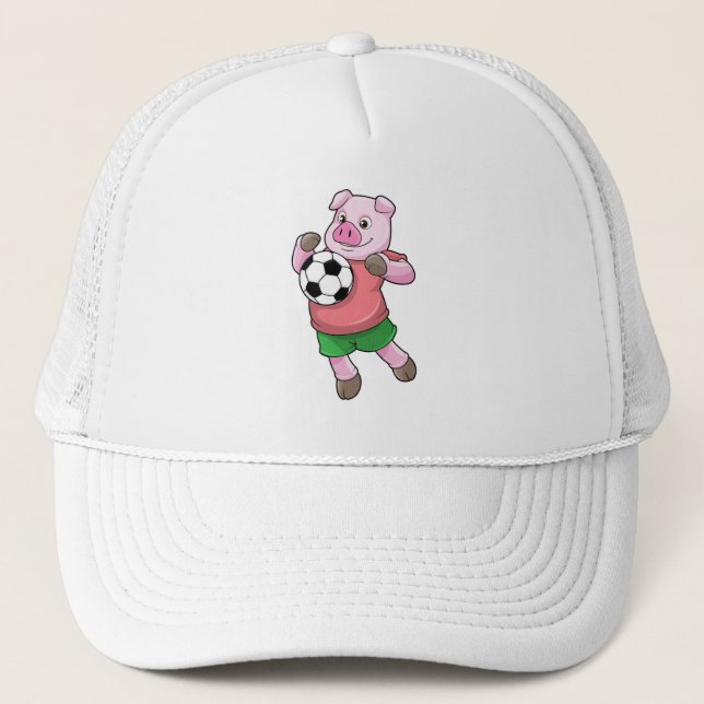 Casquette Cochon à Soccer Sports (Devant)