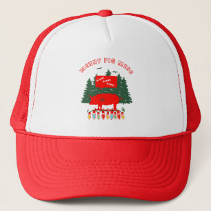 Casquette Cochon de Noël