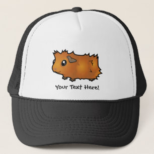 Casquette Cochon d'Inde de dessin animé (ébouriffé)