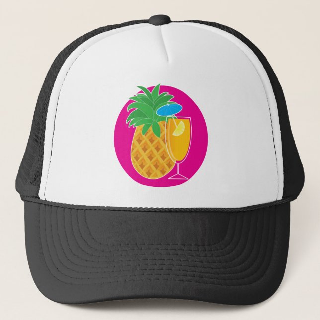 Casquette Cocktail d'ananas (Devant)