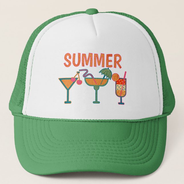 Casquette Cocktails d'été (Devant)
