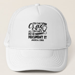 Casquette Codage ICD Coder Médicale Coder Vous ne pouvez pas