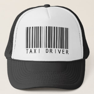 Casquette Code barres de chauffeur de taxi