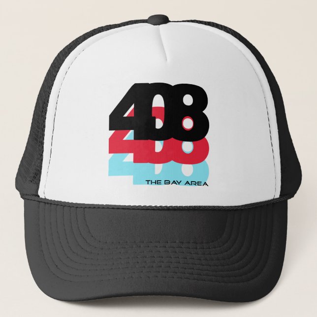 Casquette Code de la zone 408 (Devant)