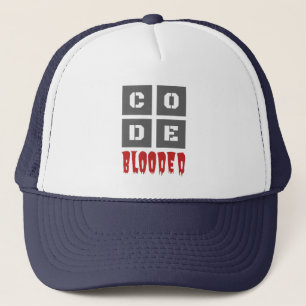 Casquette CODE programmeur ordinateur codé sang drôle