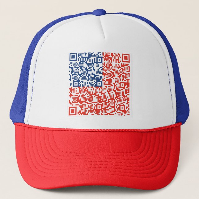 Casquette Code QR d'inscription des électeurs (Devant)