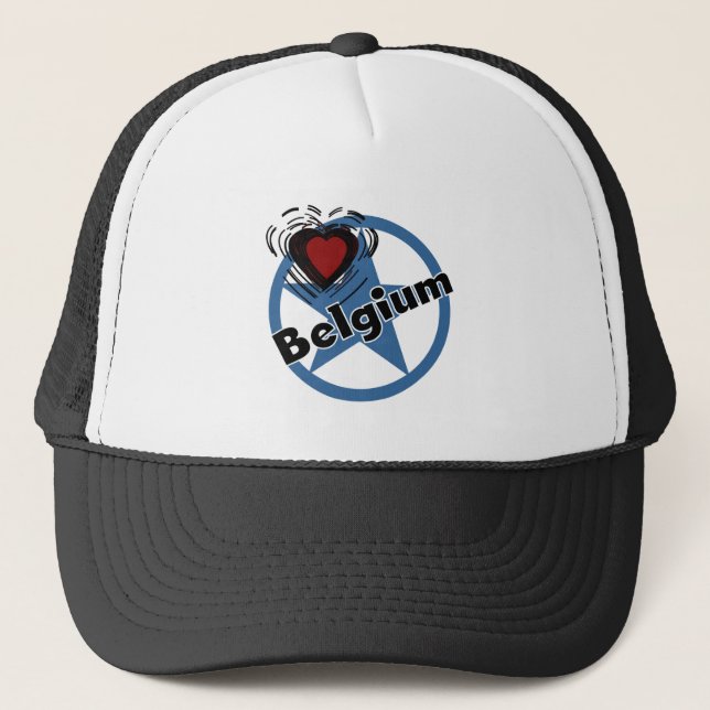 Casquette Coeur Belgique (Devant)