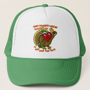 Casquette Coeur de la Turquie ivre des fêtes