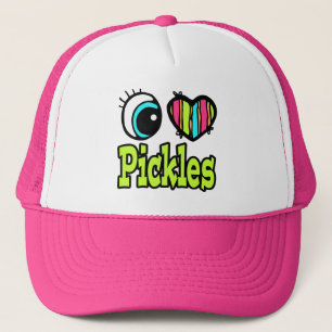 Casquette Coeur des yeux lumineux J'aime les pilules