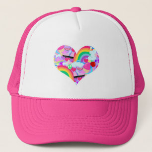 Casquette Coeur d'explosion des années 80