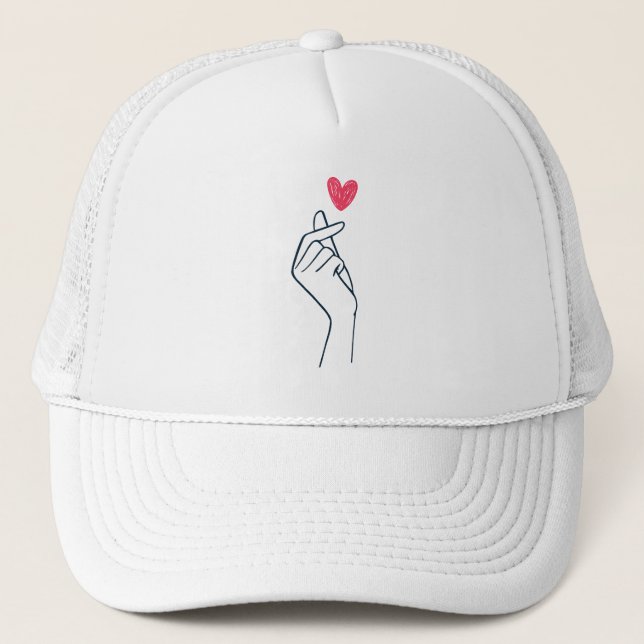 Casquette Coeur du doigt (Devant)