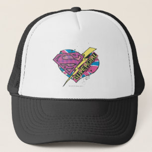 Casquette Coeur et boulon supergirl