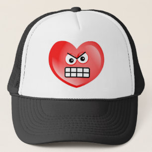 Casquette Coeur fâché