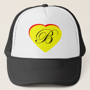Casquette Coeur jaune rouge B Faire-part de mariage Le MUSÉE