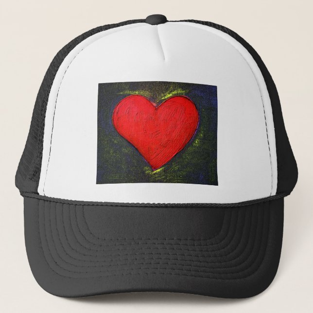 Casquette Coeur peint (Devant)