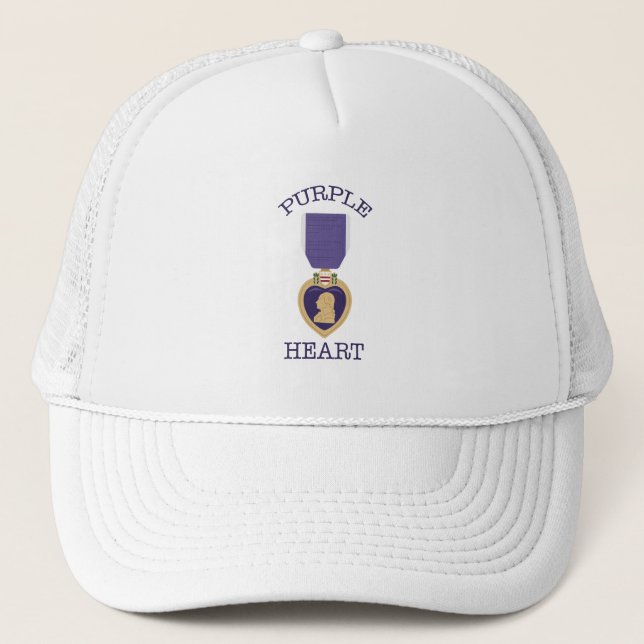 Casquette Coeur pourpre (Devant)
