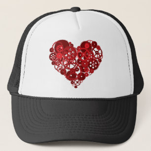 Casquette Coeur Red Gears