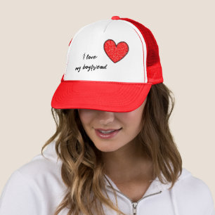 Casquette Cœur rouge