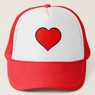 Casquette Coeur rouge