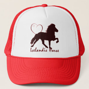 Casquette Coeurs islandais de chevaux