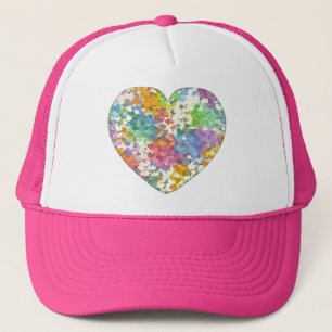 Casquette Coeurs Pastel Confetti