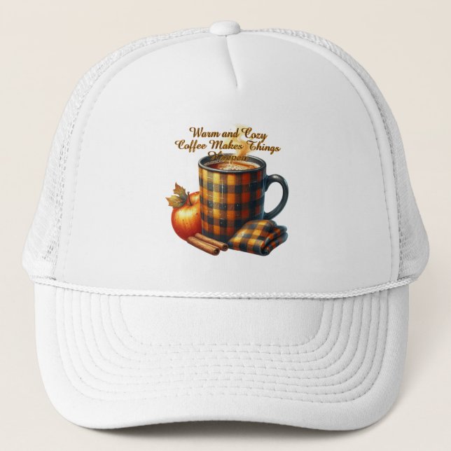 Casquette Coffee Makes Things Happen (Devant)